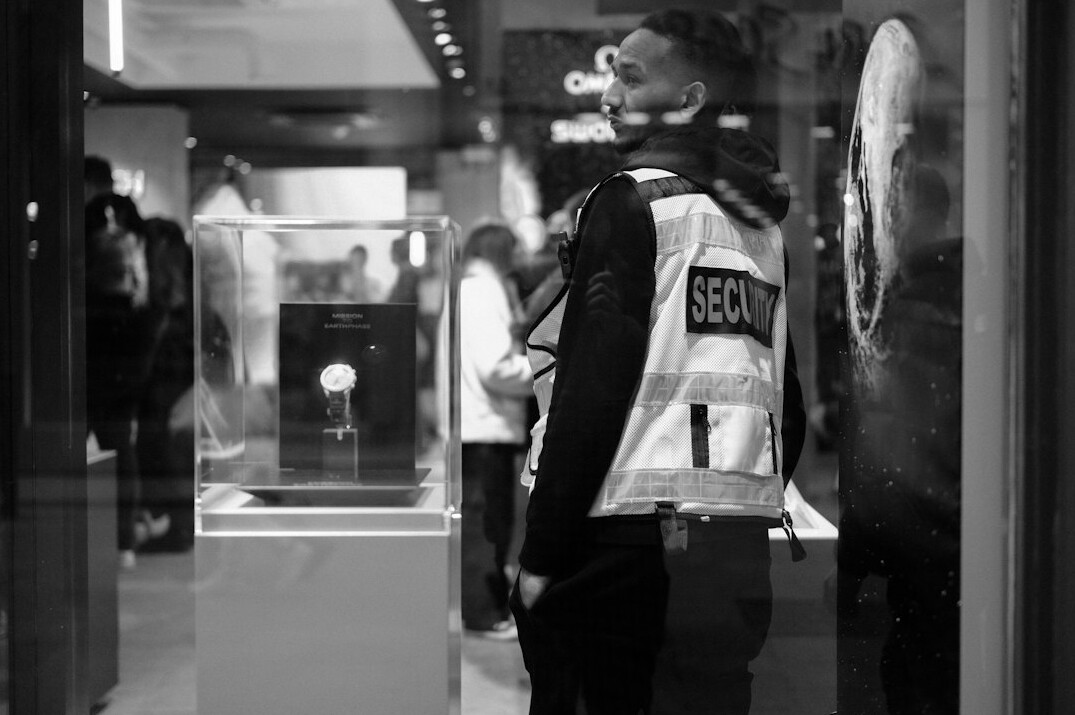 store security guard watching