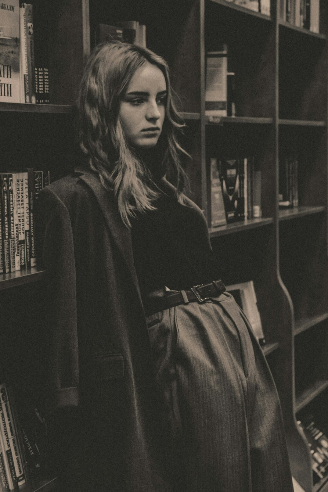 Portrait of a woman literary editor
