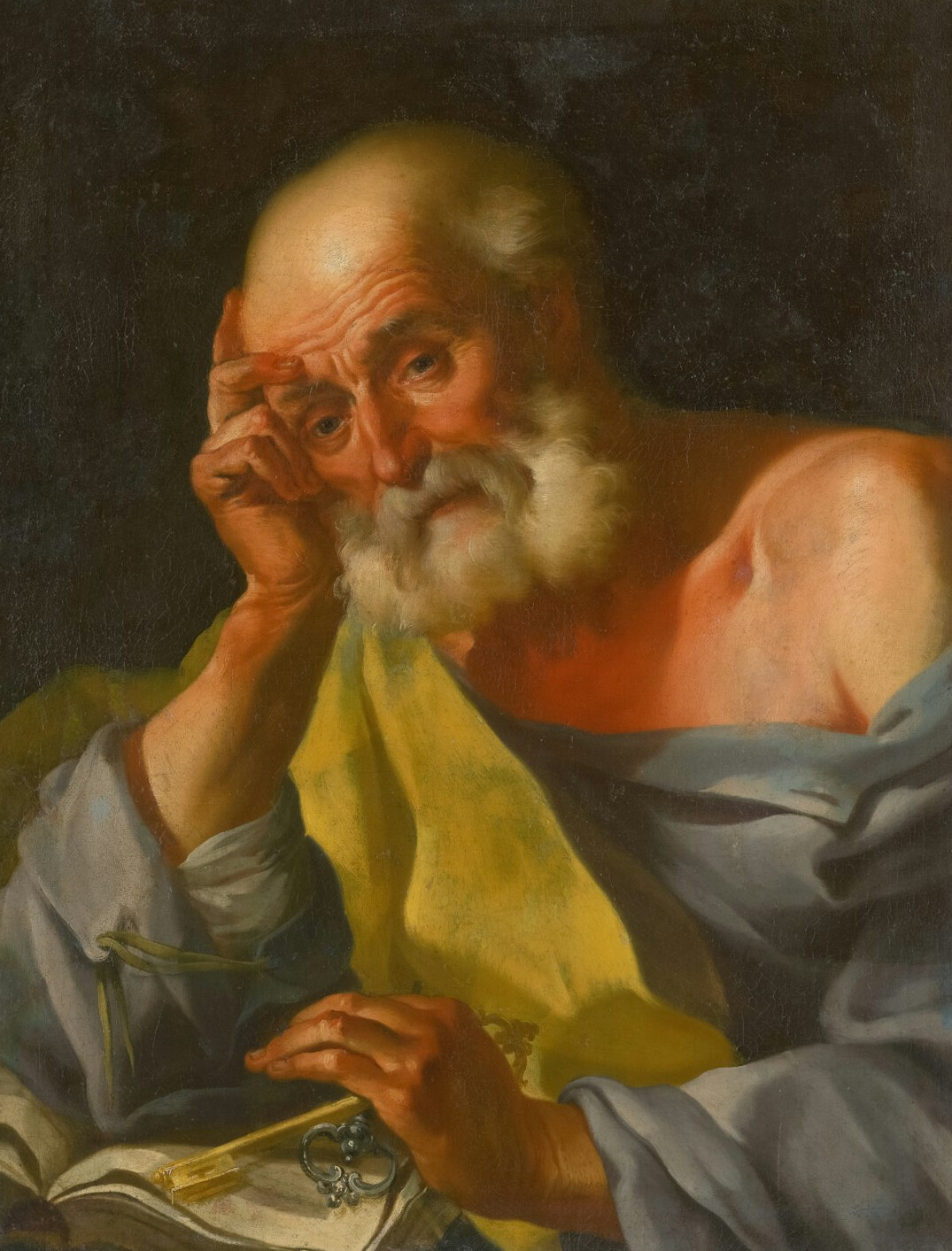 Portrait of a bearded man historian