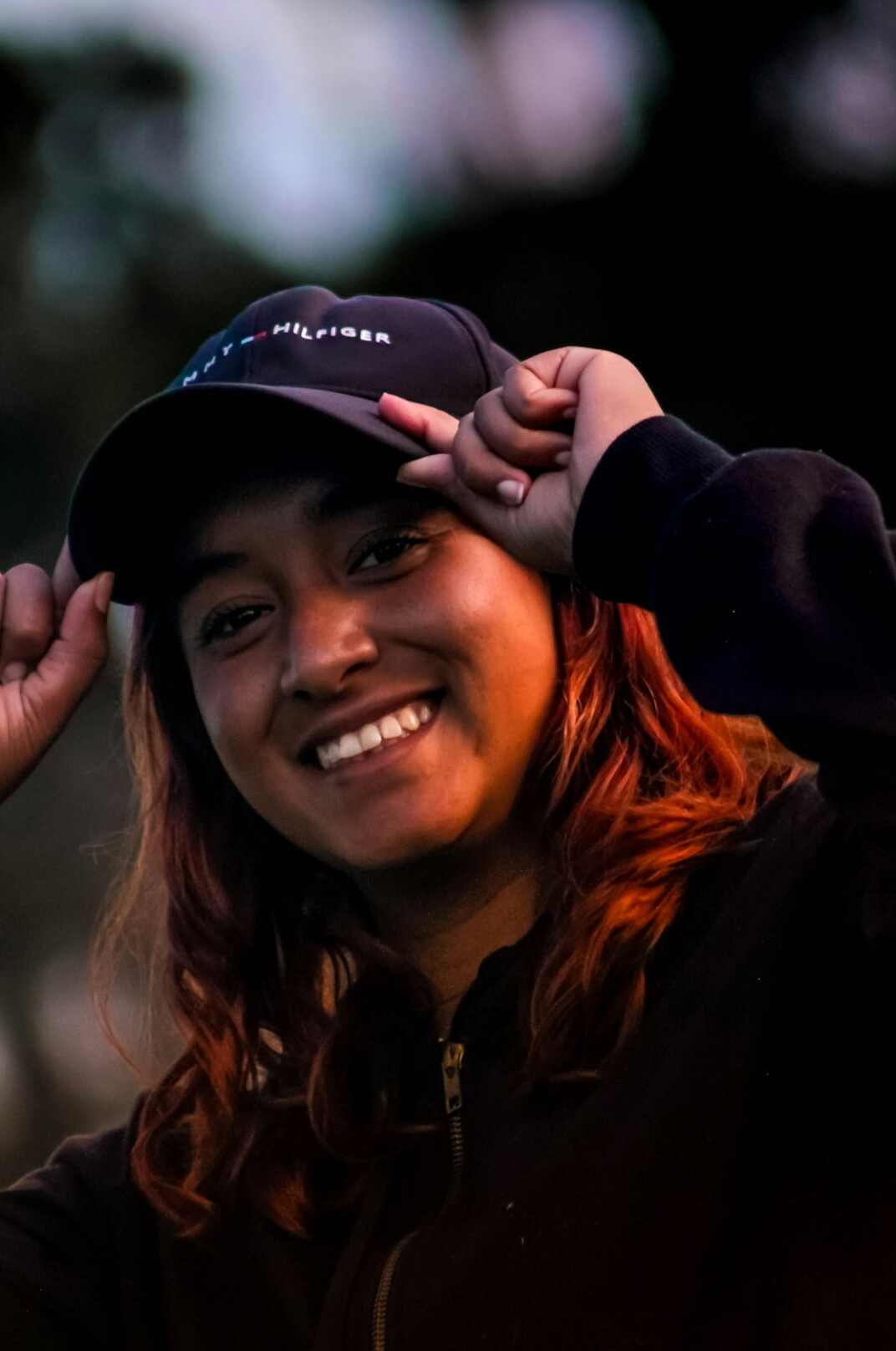 Portrait of a smiling woman editor