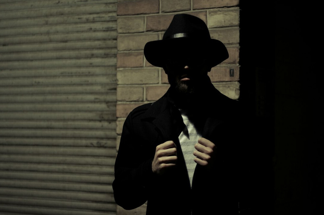 store detective chasing thief